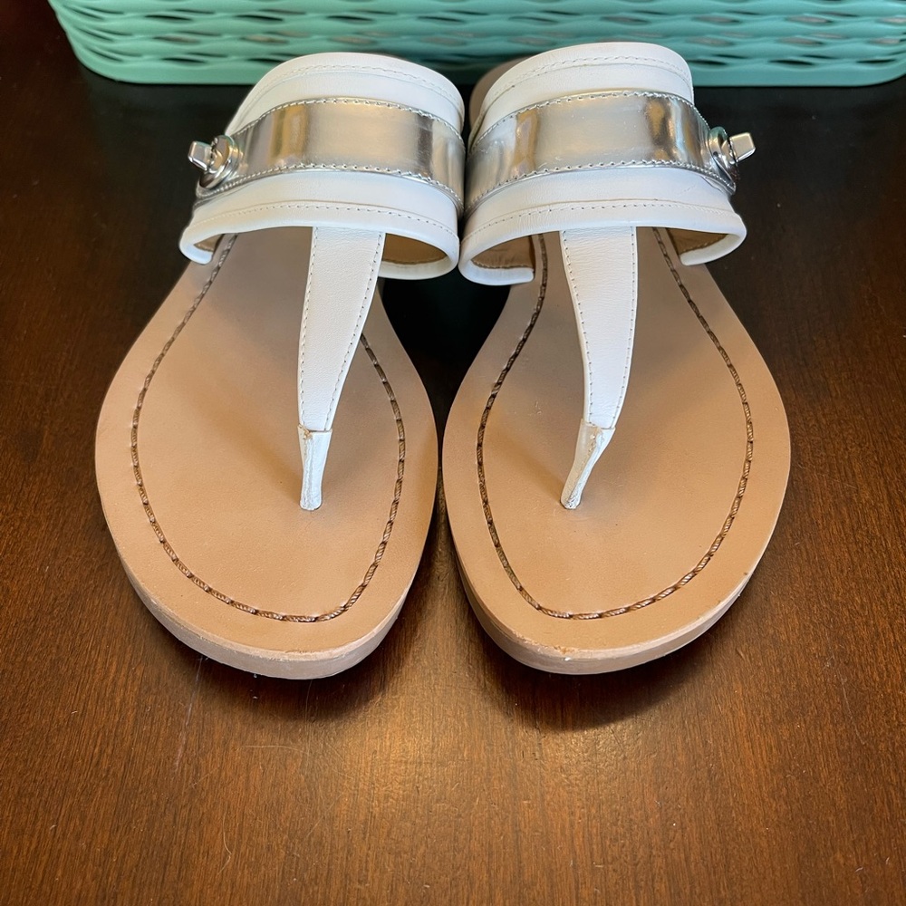 COACH Eileen Turn lock Slide Sandals Flip Flops - Picture 2 of 8